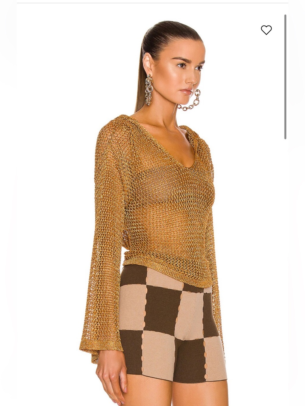 CULT GAIA Catherine Knit Crochet Coverup. Size XS - Picture 2 of 12